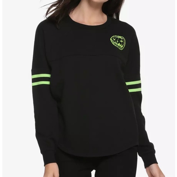 The Nightmare Before Christmas Halloween Town Crew Neck Sweater - Picture 3 of 4